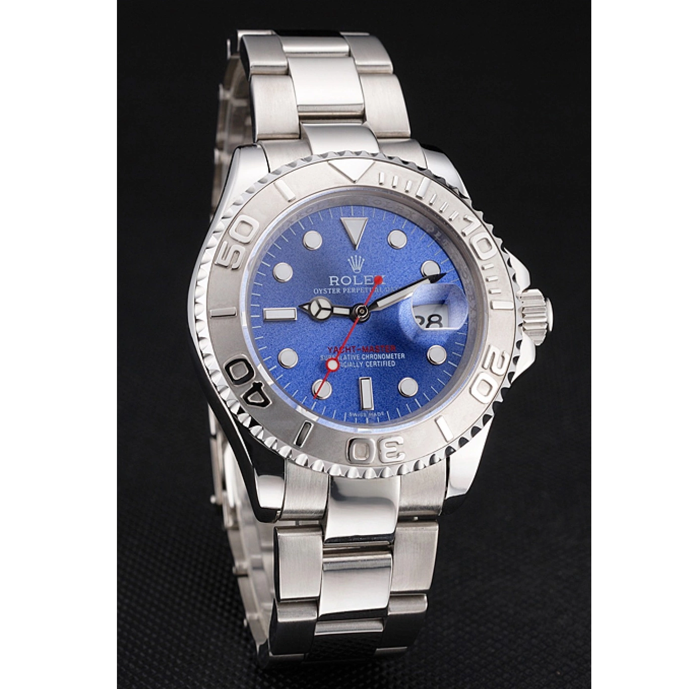MiroTime 0805 Swiss Rolex Yacht-Master Blue Dial Stainless Steel Case And Bracelet
